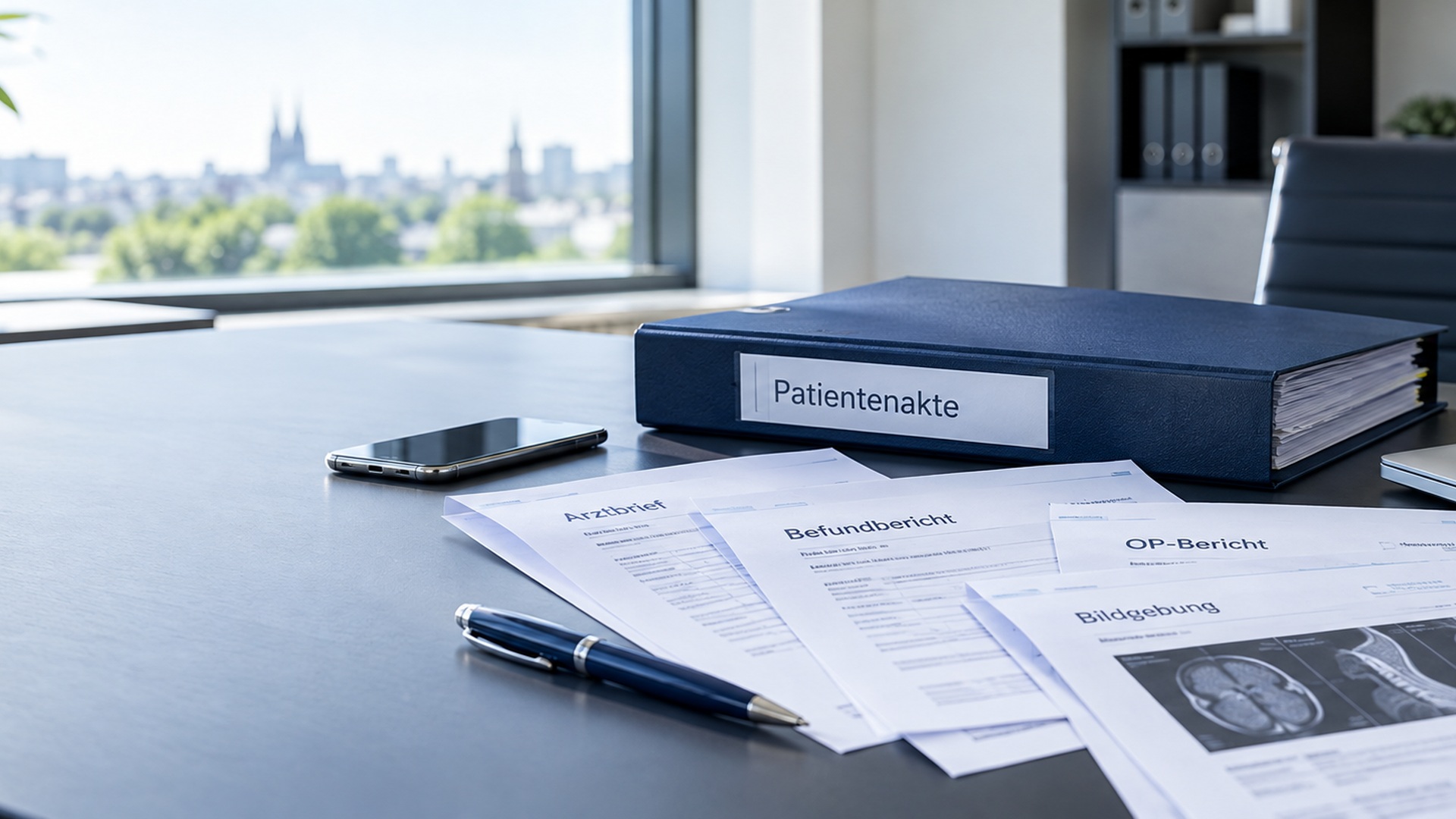 Medizinische Unterlagen zur Prüfung eines Diagnosefehlers